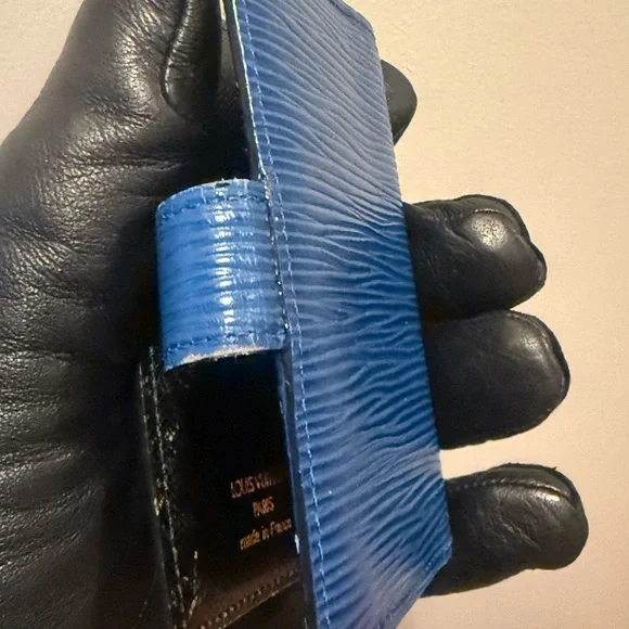 Louis Vuitton Royal Blue Epi Leather Wallet - Picture 4 of 9